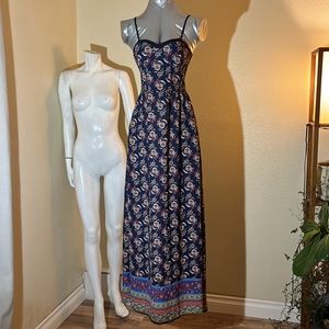 Xhilaration maxi dress. XS. Dark blue.